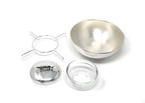 Silver Sturgeon Top Bowl Caviar Server