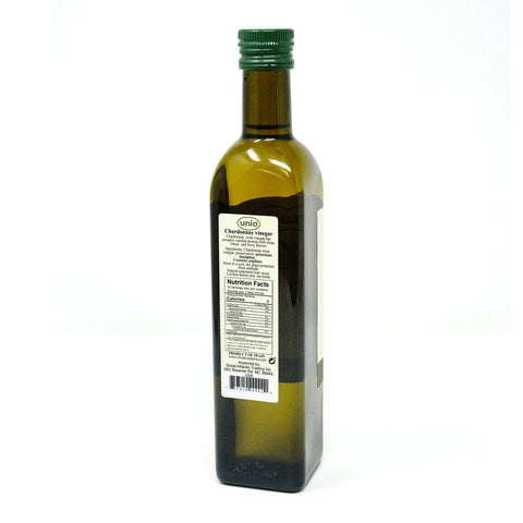 Unio Chardonnay Wine Vinegar, (500 ml)
