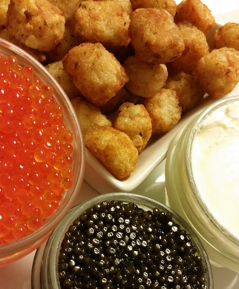 Caviar & Tater Tots