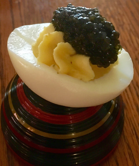 Deviled Eggs with Siberian Caviar
