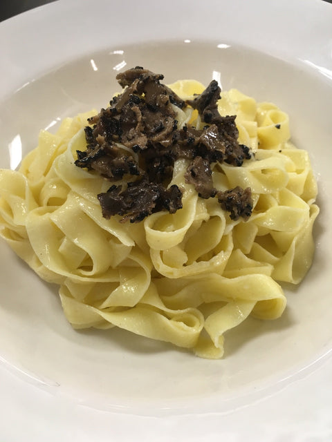 Truffle Recipes - Truffle Carpaccio and Fettuccine Alfredo