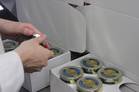 What's the best way to package and ship caviar?