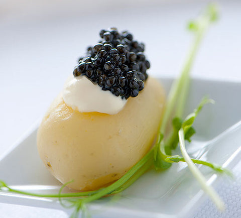 Potatoes with Siberian Caviar