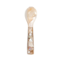 Mother of Pearl Serving Spoon with Mosaic Handle
