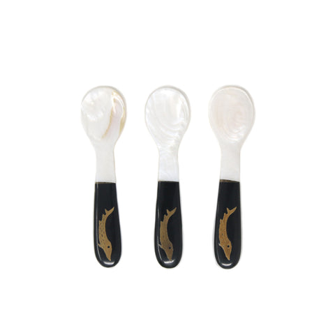 Shell and Horn Sturgeon Caviar Spoon