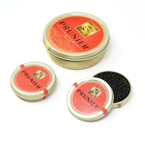30g, 50g, 125g, 250g Prunier Original Tins (flash pastuerized)