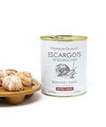 Burgundy escargot in can