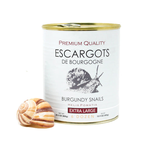 6 Dozen Burgundy French Escargot Canned