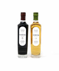 Cabernet and Chardonnay Vinegar side-by-side