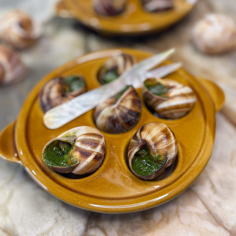Prepared French Escargot in Shells