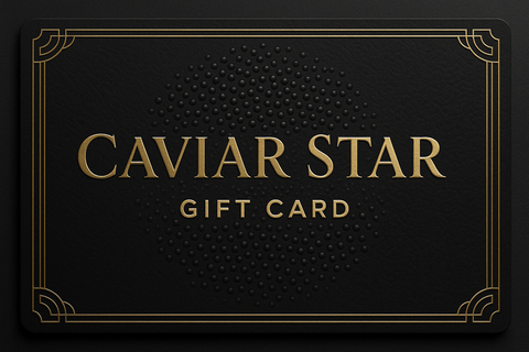 create gift card product image for caviarstar